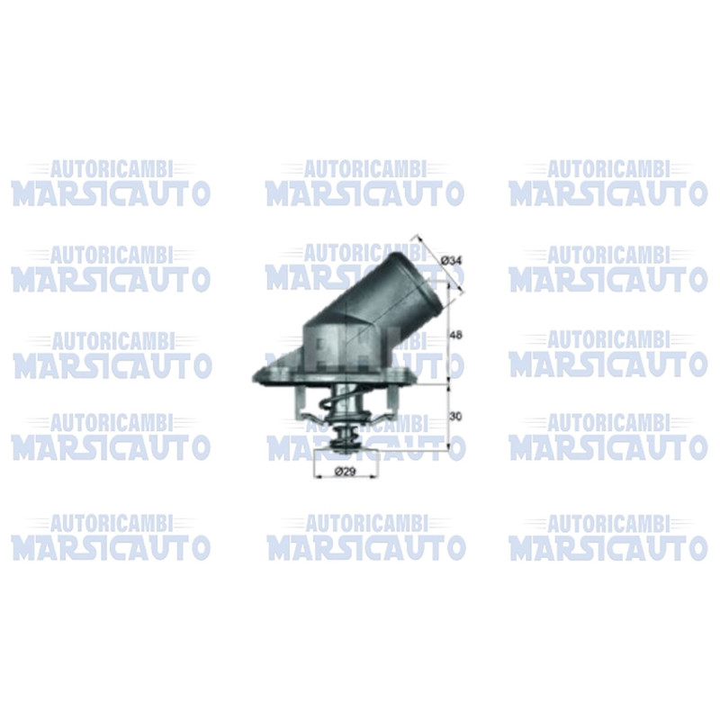 TI 4 92 MAHLE ORIGINAL Termostato motore
