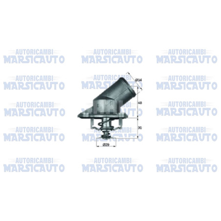 TI 4 92 MAHLE ORIGINAL Termostato motore
