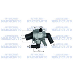 TI 173 88 MAHLE ORIGINAL Termostato motore