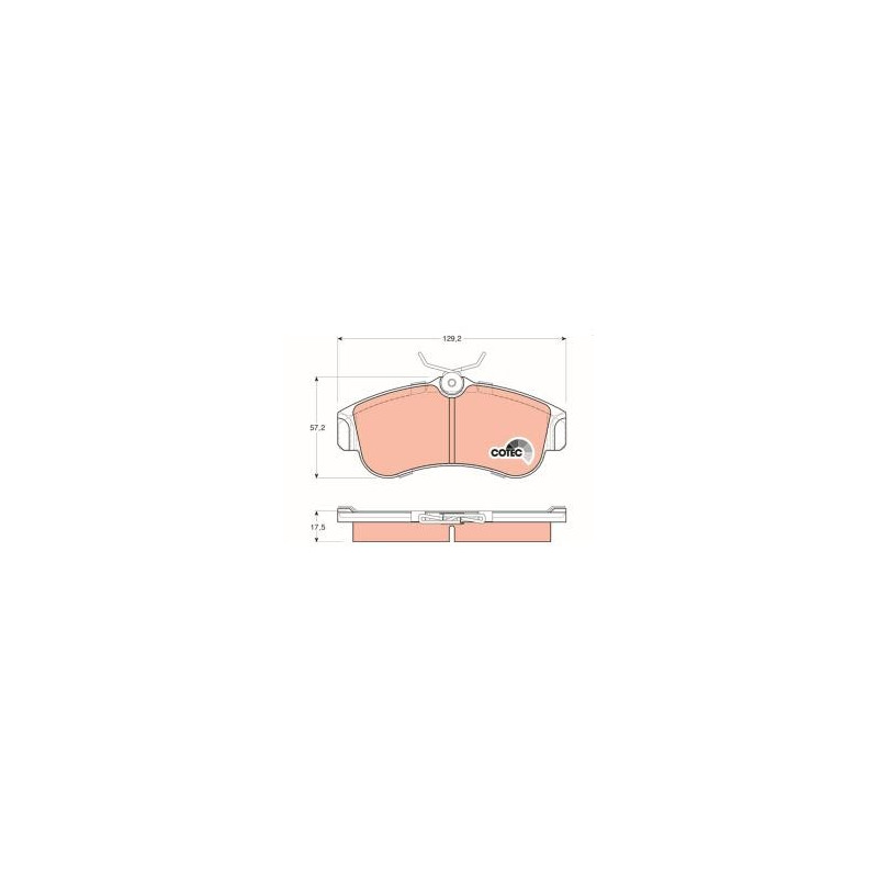 PAGID PASTIGLIE FRENO  T5063