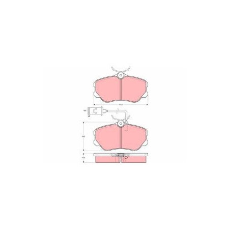 PAGID PASTIGLIE FRENO T5046
