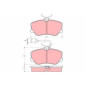 PAGID PASTIGLIE FRENO T5046