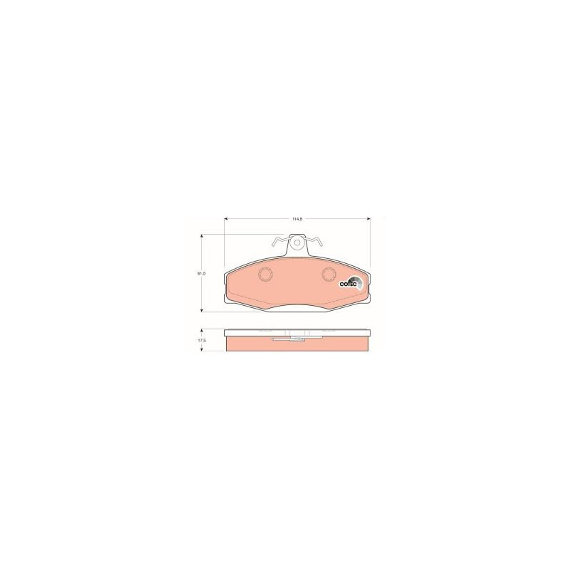 05P651 LPR Kit pastiglie freni