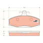 05P651 LPR Kit pastiglie freni