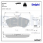 LP1624 DELPHI Kit pastiglie freni
