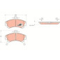FDB1093 FERODO PREMIER ECO FRICTION Kit pastiglie freni