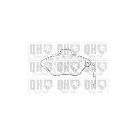 BP582 QUINTON HAZELL Kit pastiglie freni