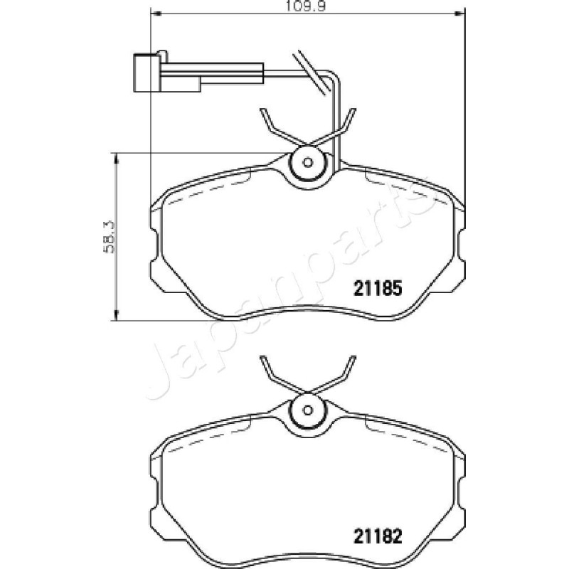 PAGID PASTIGLIE FRENI  T5038