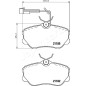 PAGID PASTIGLIE FRENI  T5038