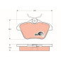 GNC R08930 Kit pastiglie freni