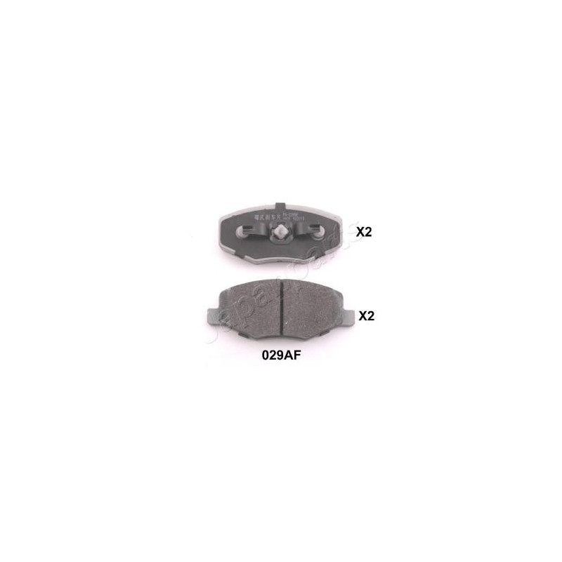 PA-029AF JAPANPARTS Kit pastiglie freni