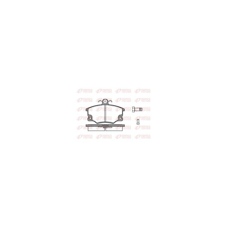 BPA014614 OPENPARTS Kit pastiglie freni