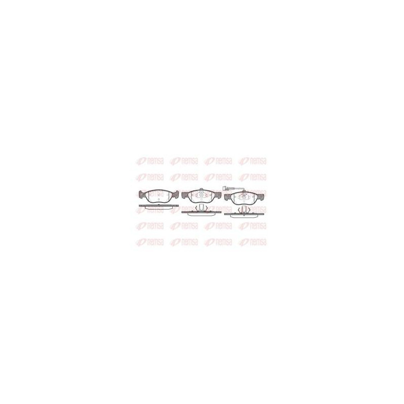 GNC P0753 Kit pastiglie freni