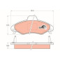 GDB1349 TRW COTEC Kit pastiglie freni