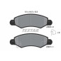 2360501 TEXTAR Kit pastiglie freni