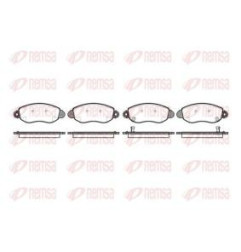 0772.02 REMSA Kit pastiglie freni