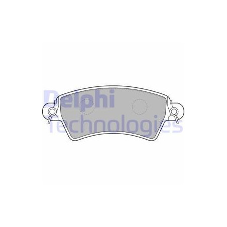 LP1517 DELPHI Kit pastiglie freni