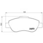 AREO 248941 Kit pastiglie freni