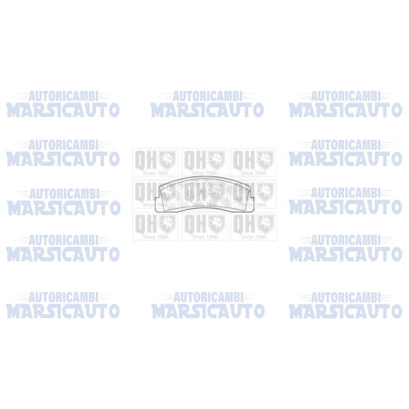 Kit pastiglie freni QUINTON HAZELL "BP256"