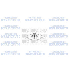 Kit pastiglie freno QUINTON HAZELL "BP876"
