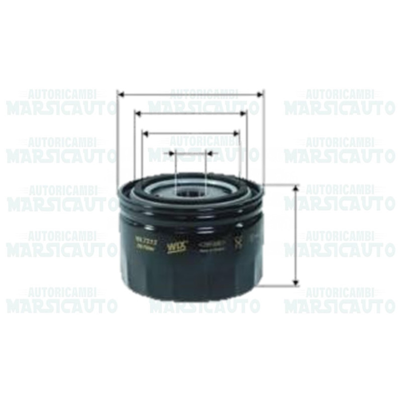 WL7212 WIX FILTERS Filtro olio