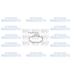 Kit pastiglie freni QUINTON HAZELL "QFD3050AF"
