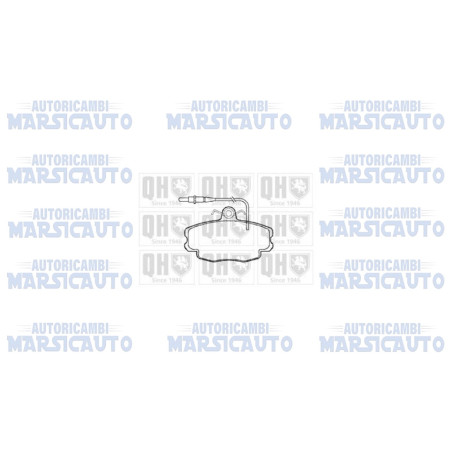 Kit pastiglie freni QUINTON HAZELL "QFD3050AF"