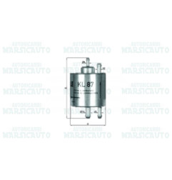 KL 87 KNECHT Filtro carburante